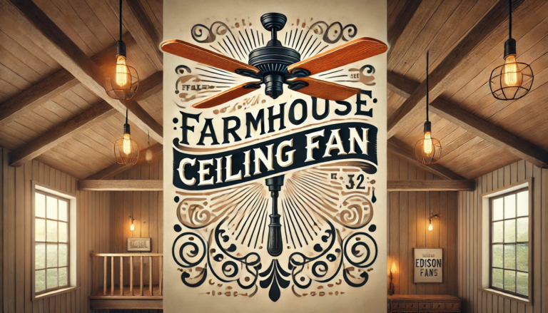 farmhouse ceiling fan