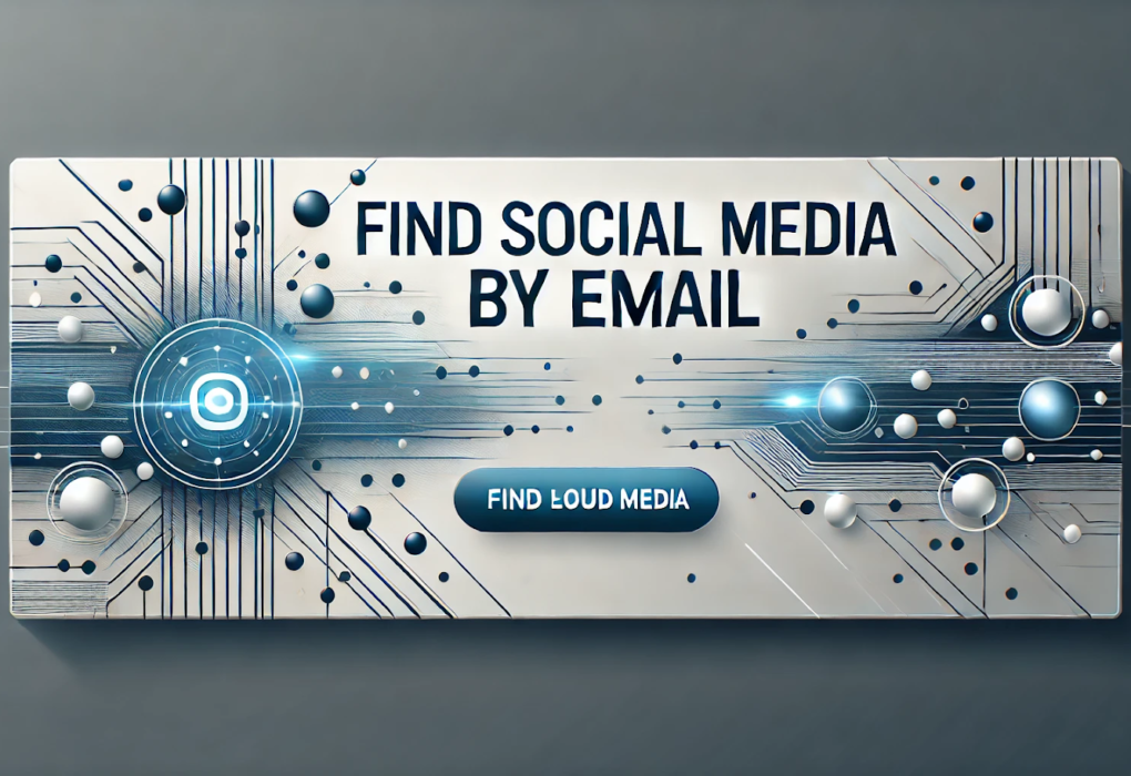 find social media by email