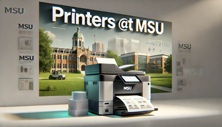 printers at msu